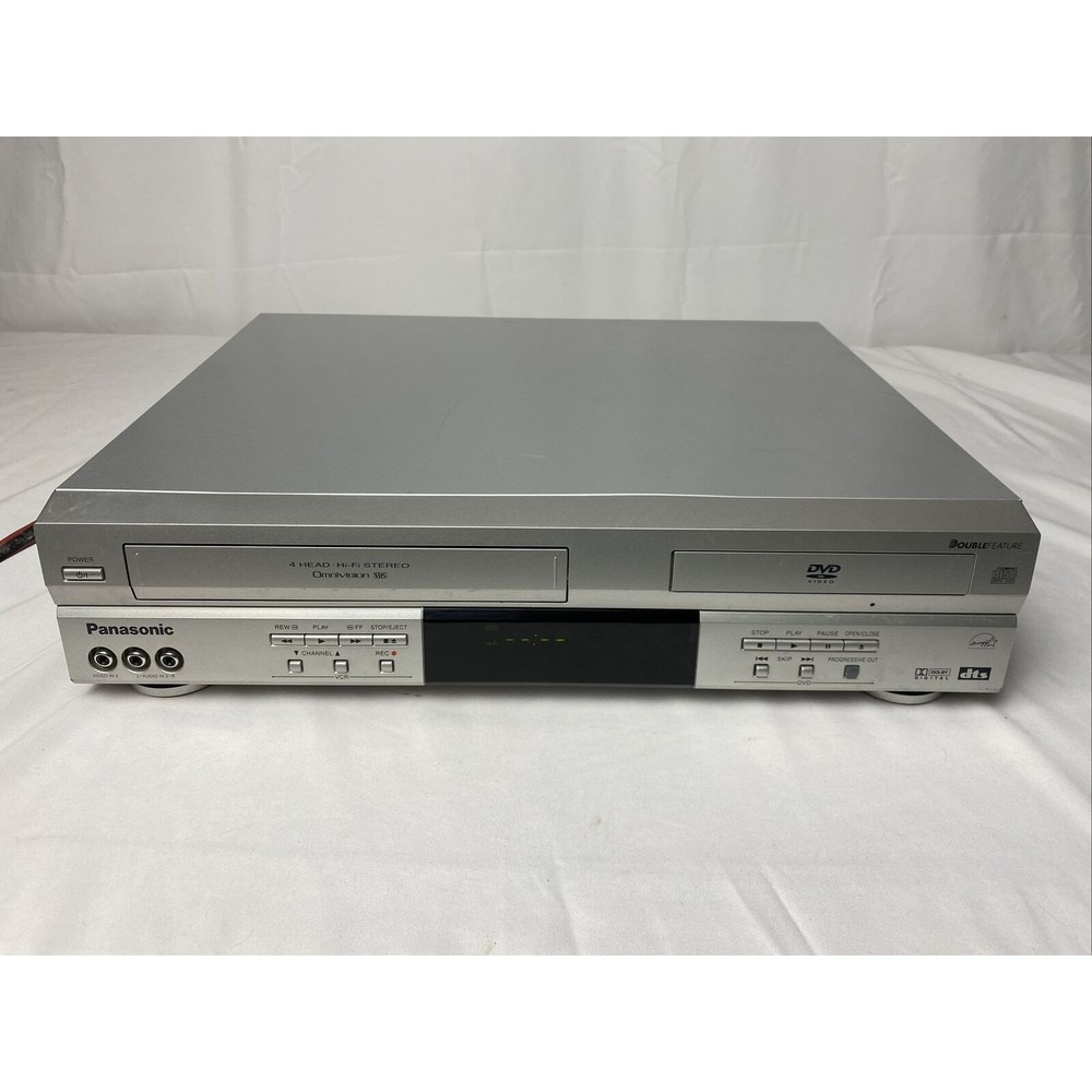 PANASONIC PV-D4743S DVD/VHS VCR COMBO PLAYER W/ REMOTE *TESTED*